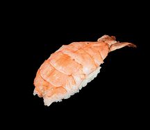 Суши с тигровой креветкой