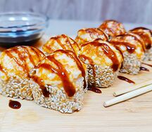 Ролл Запечённый окунь