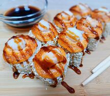 Ролл Запечённая креветка