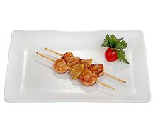Шашлычки с креветками