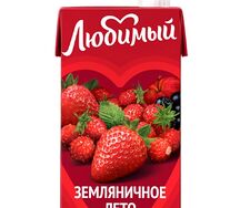 Напиток сокосодержащий Любимый Земляничное лето