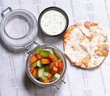 Рыбная котлетка с овощами микс