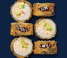 Ролл теплый краб