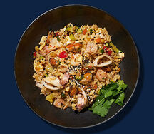 Рис теппан с морепродуктами