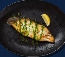 Палтус стейк гриль