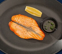 Медальон из лосося