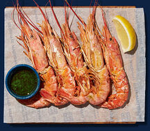 Аргентинские креветки на гриле