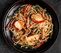 Wok Рис с креветками