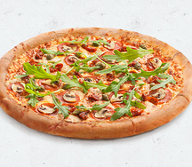 Пицца Итальяна с вяленными томатами и каперсами Сырный Борт D23