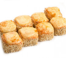 Запеченный окунь ролл