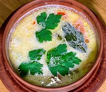 Уха по-фински со сливками