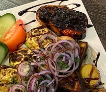Овощной шашлык