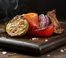 Овощи на мангале