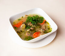 Хашлама с бульоном