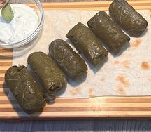 Долма с телятиной и мацони