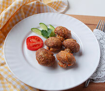 Шампиньоны на мангале