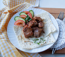 Шашлык из cвинoй шейки