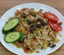 Плов с говядиной