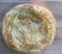 Фатир слоеный без дрожжей с маслом