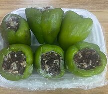 Замороженный болгарский перец, фаршированный