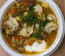 Суп Чучвара узбекская