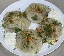 Манты с говядиной