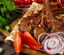 Шашлык из каре ягненка