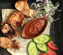 Шашлык из свининой шейки