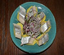Сельдь с картофелем