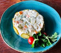 Оливье с курицей
