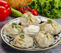 Манты с бараниной