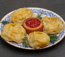Манты с картофелем