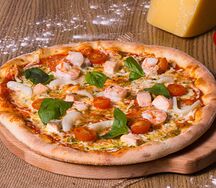 Пицца с морепродуктами