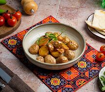 Картофель мини с чесноком