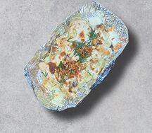 Печеный картофель с жюльеном