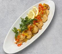 Креветки с перцем