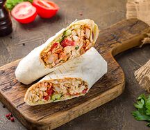Шаурма XXL в обычном лаваше