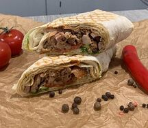 Шаурма с говяжьим фаршем