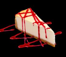 Чизкейк Нью-Йорк c клубничным джемом