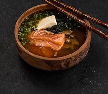 Суп Мисо с лососем