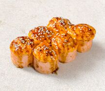 Запечённый лосось-пармезан