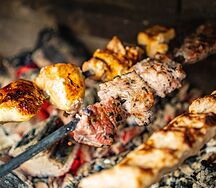 Шашлык из бараньих языков