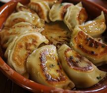 Вареники с картофелем и лисичками