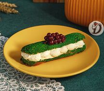 Эклер яблоко-клюква