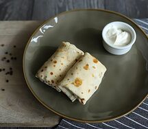 Блинчики с мясом