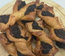 Печенье маковые рулетики