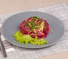Свекла с сыром и чесноком