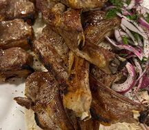Шашлык из бараньей корейки