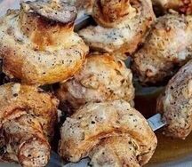 Шашлык из шампиньонов