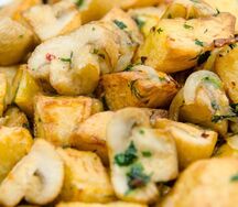 Жареная картошка с грибами